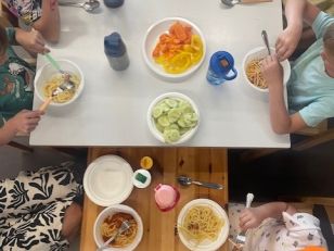 Gemeinsames Kochen im Kindergarten