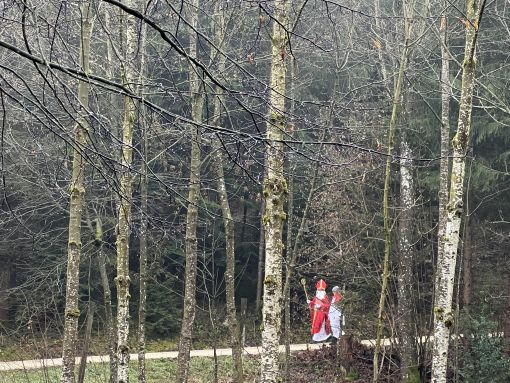 Besuch beim Samichlaus 1. und 2. Klasse