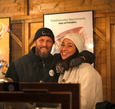 Marco Helfenstein und Nadja Getzmann