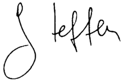 Walter Steffen Unterschrift